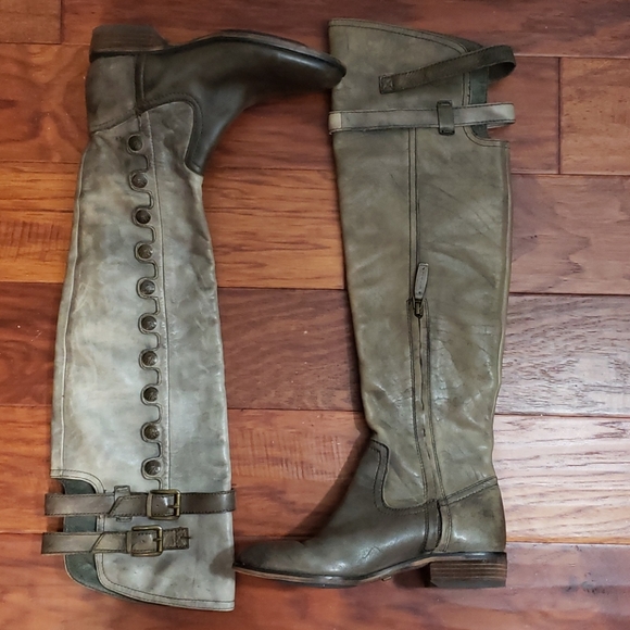 Sam Edelman Pierce Over The Knee Leather Boots - Picture 12 of 15